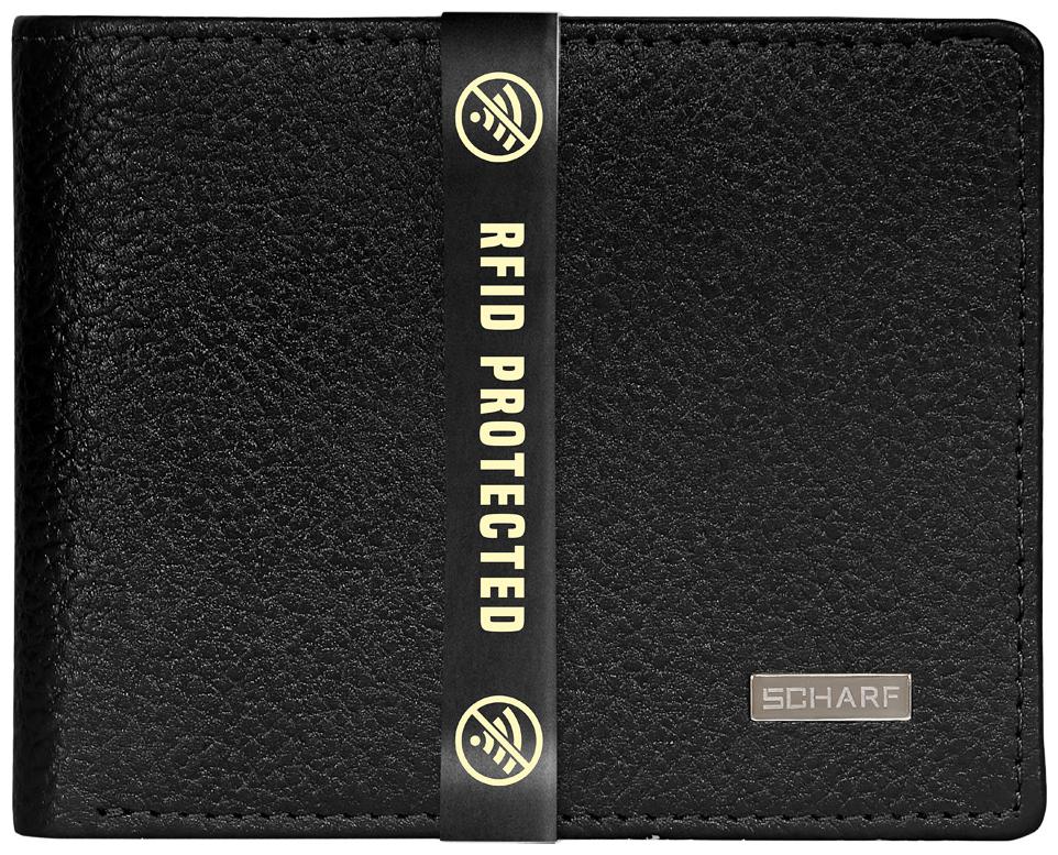 

SCHARF Men Black Leather Bi-Fold Wallet ( Pack of 1 )