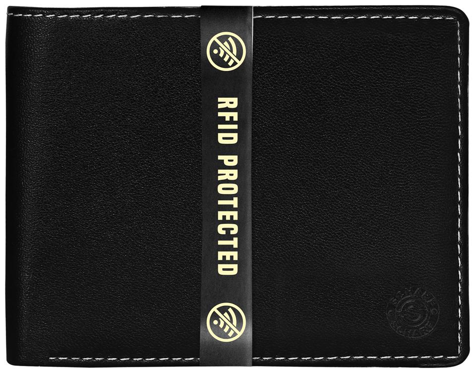 

SCHARF Men Black Leather Bi-Fold Wallet ( Pack of 1 )