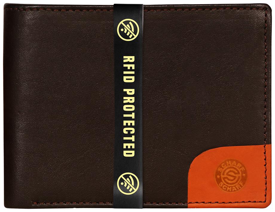 

SCHARF Men Brown Leather Bi-Fold Wallet ( Pack of 1 )