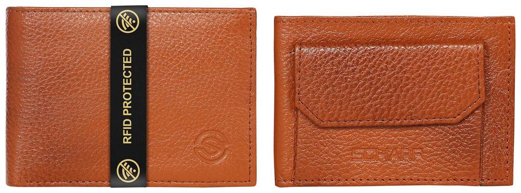 

SCHARF Men Tan Leather Bi-Fold Wallet ( Pack of 2 )
