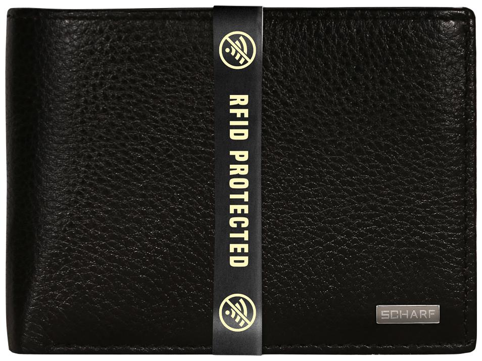 

SCHARF Men Black Leather Bi-Fold Wallet ( Pack of 1 )