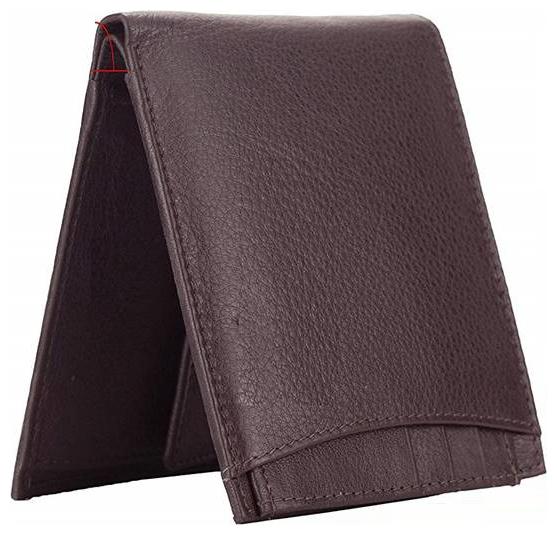 

separable pocket pure leather (pu) wallet ( Brown bacha -2)
