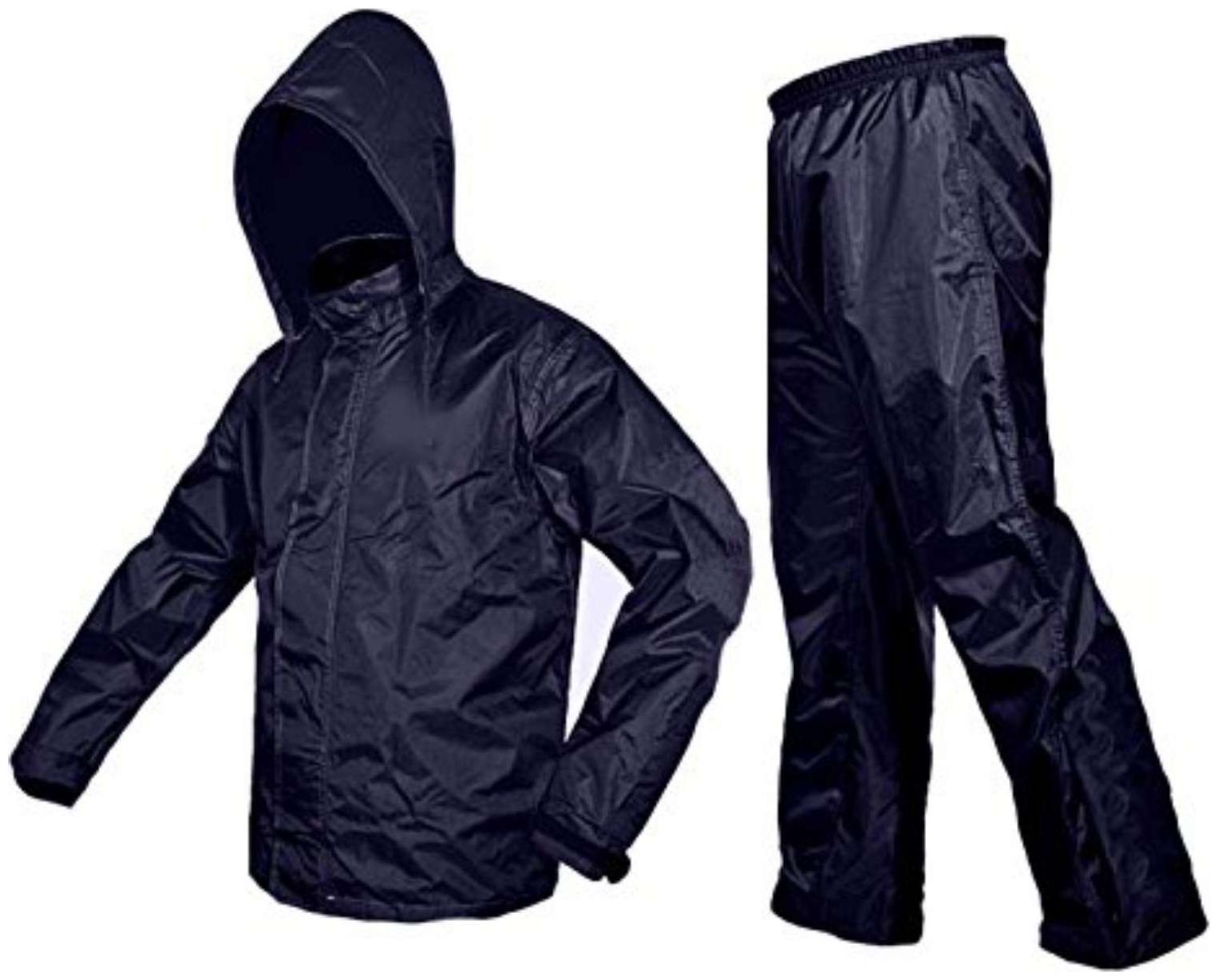 

Sepia Premium Plain Rain Coat (Xl- Free Size) Black