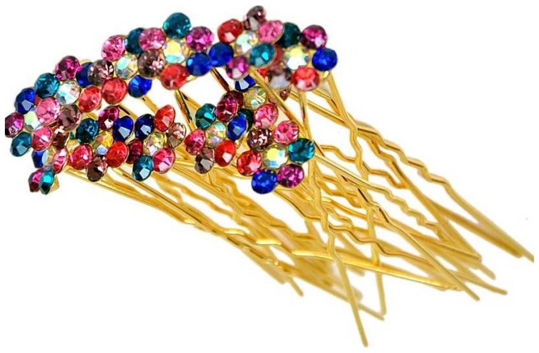 

Shop Shoppee Premium quality Designer colorful Hair pin(12 pcs ) Hair Pin (Multicolor)
