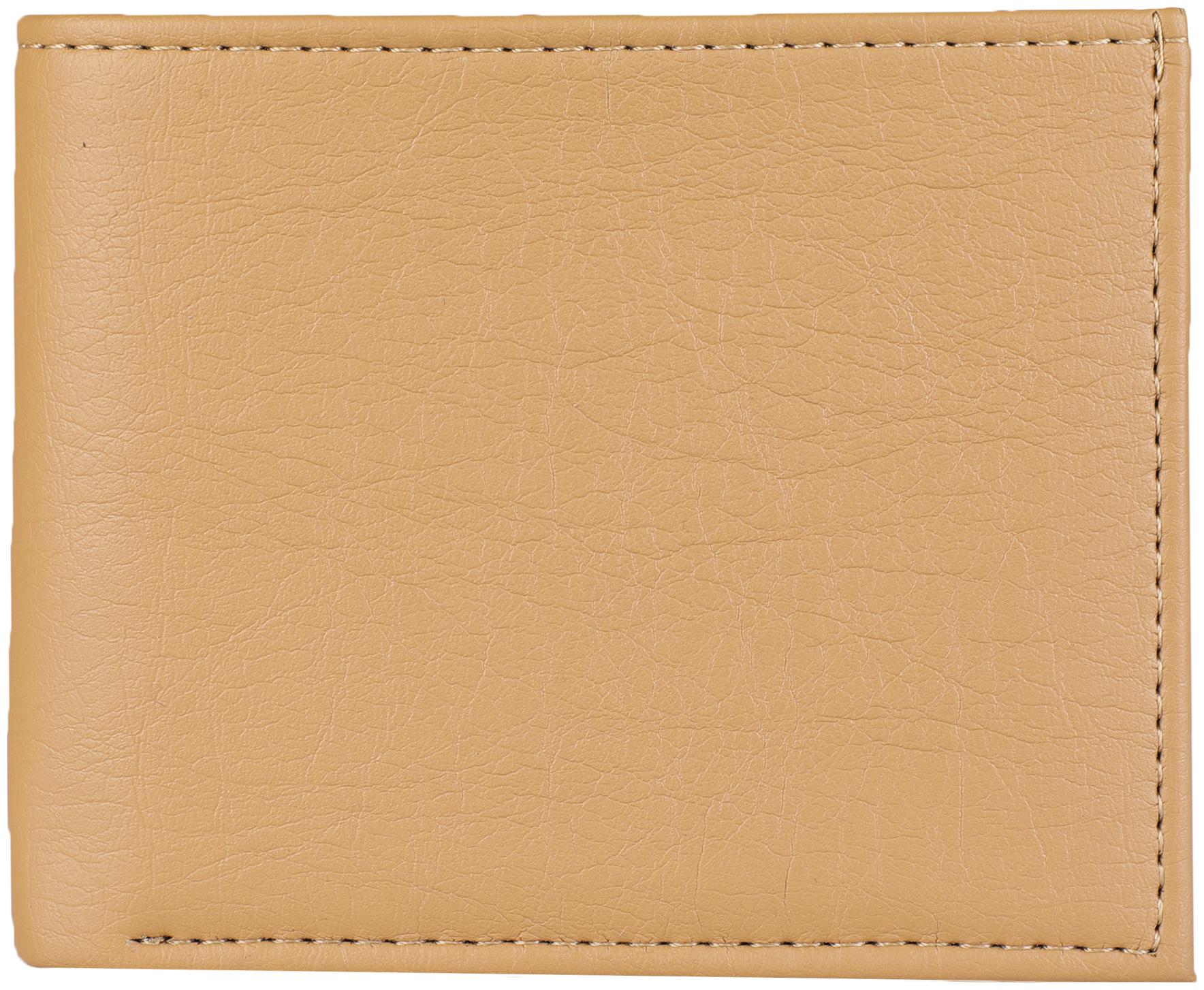 

ShopMantra Men Beige Leather Bi-Fold Wallet ( Pack of 1 )