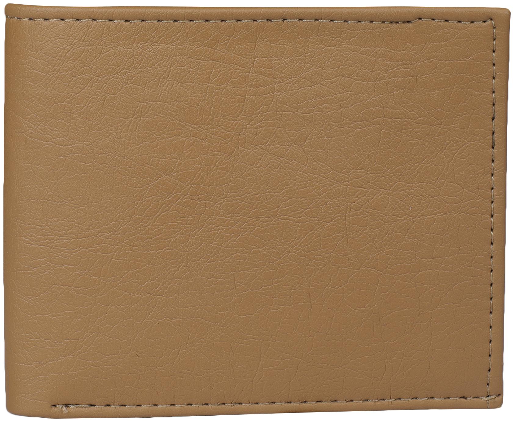 

ShopMantra Men Beige Leather Bi-Fold Wallet ( Pack of 1 )