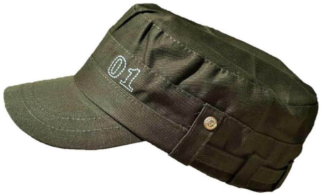 

Short Peak Olive color captain caps