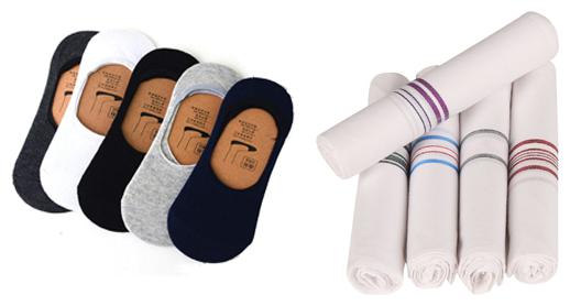 

Signara Combo of 5 Loafer Socks and 5 White Handkerchiefs