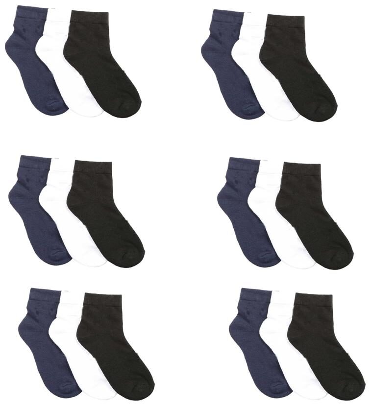

Signara Designer Ankle Length Socks ( Pack Of 18)