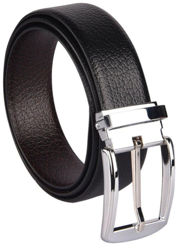 

Signara Formal Black-Brown Reversible Rotating Buckle Belt For Men
