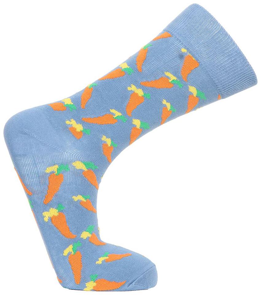 

Simple Habits Blue Cotton Calf length socks ( Pack of 1 )