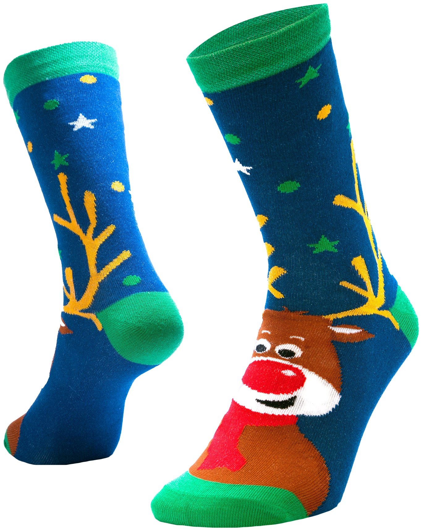 

Socksoho Blue Cotton Calf length socks ( Pack of 1 )