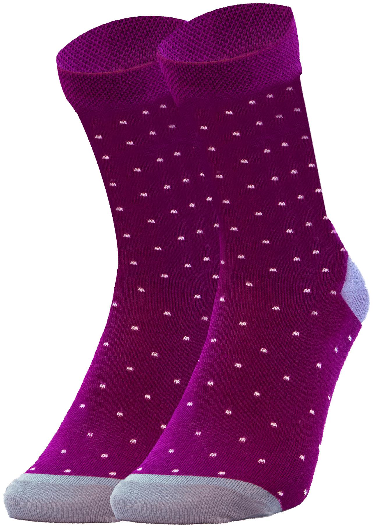 

Socksoho Purple Cotton Calf length socks ( Pack of 1 )