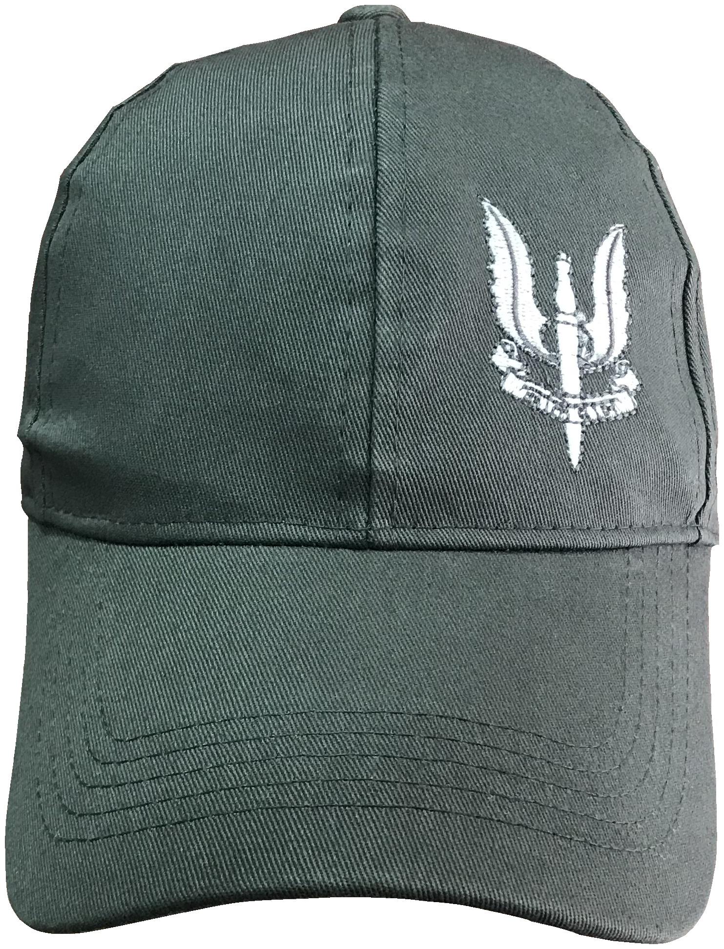 

Solid Grey Plain White Embroidered Balidaan Baaseball Cap