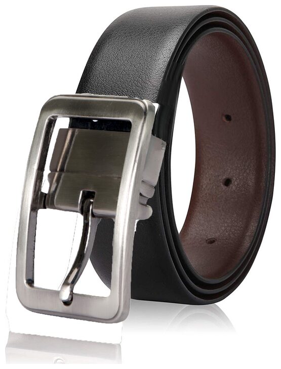 

Soormey Mens Leather Reversible belt