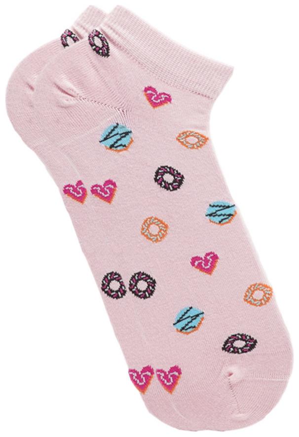 

Soxytoes Pink Cotton Ankle length socks ( Pack of 1 )
