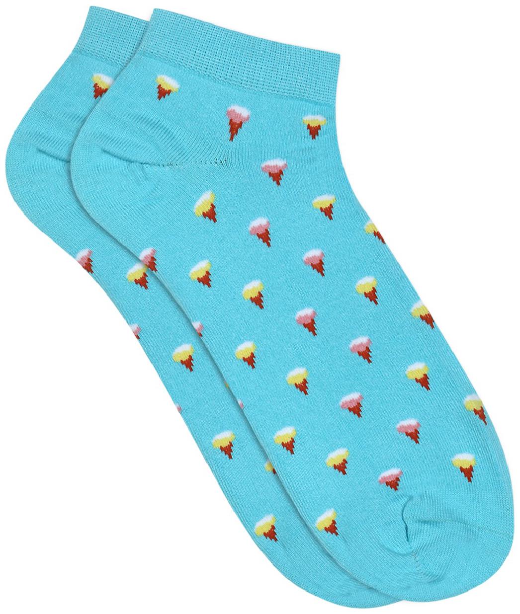 

Soxytoes Blue Cotton Ankle length socks ( Pack of 1 )
