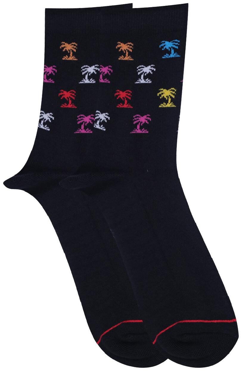 

Soxytoes Black Cotton Calf length socks ( Pack of 1 )