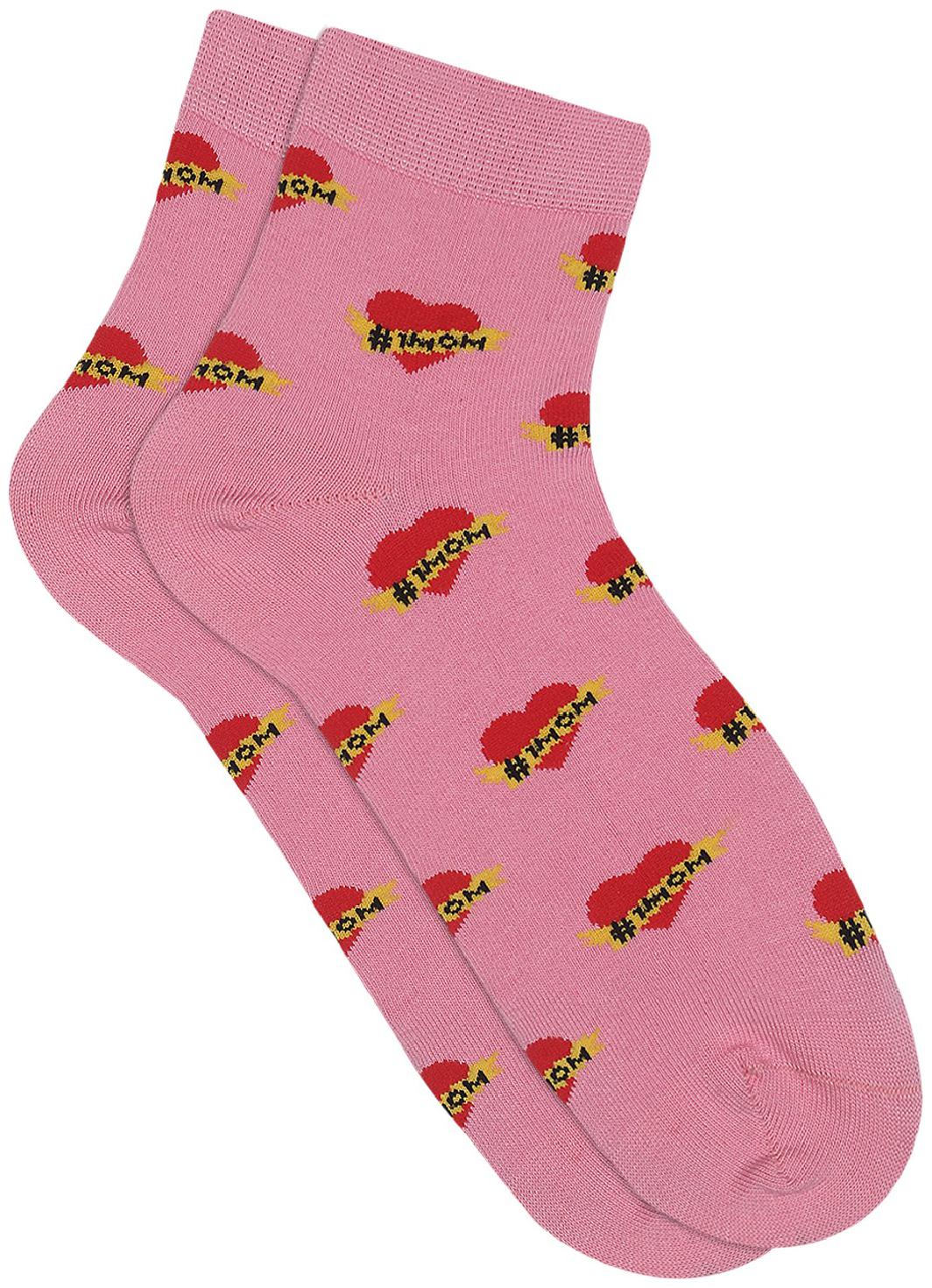

Soxytoes Best Mom Women s Pink Free Size Pack of 1 Pair Cotton Socks