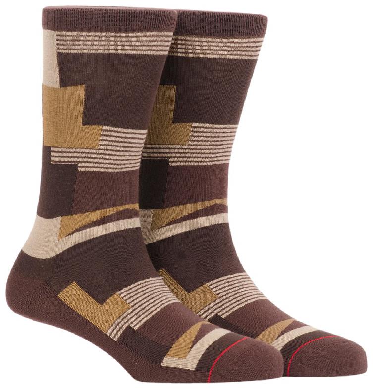 

Soxytoes Brown Cotton Calf length socks ( Pack of 1 )