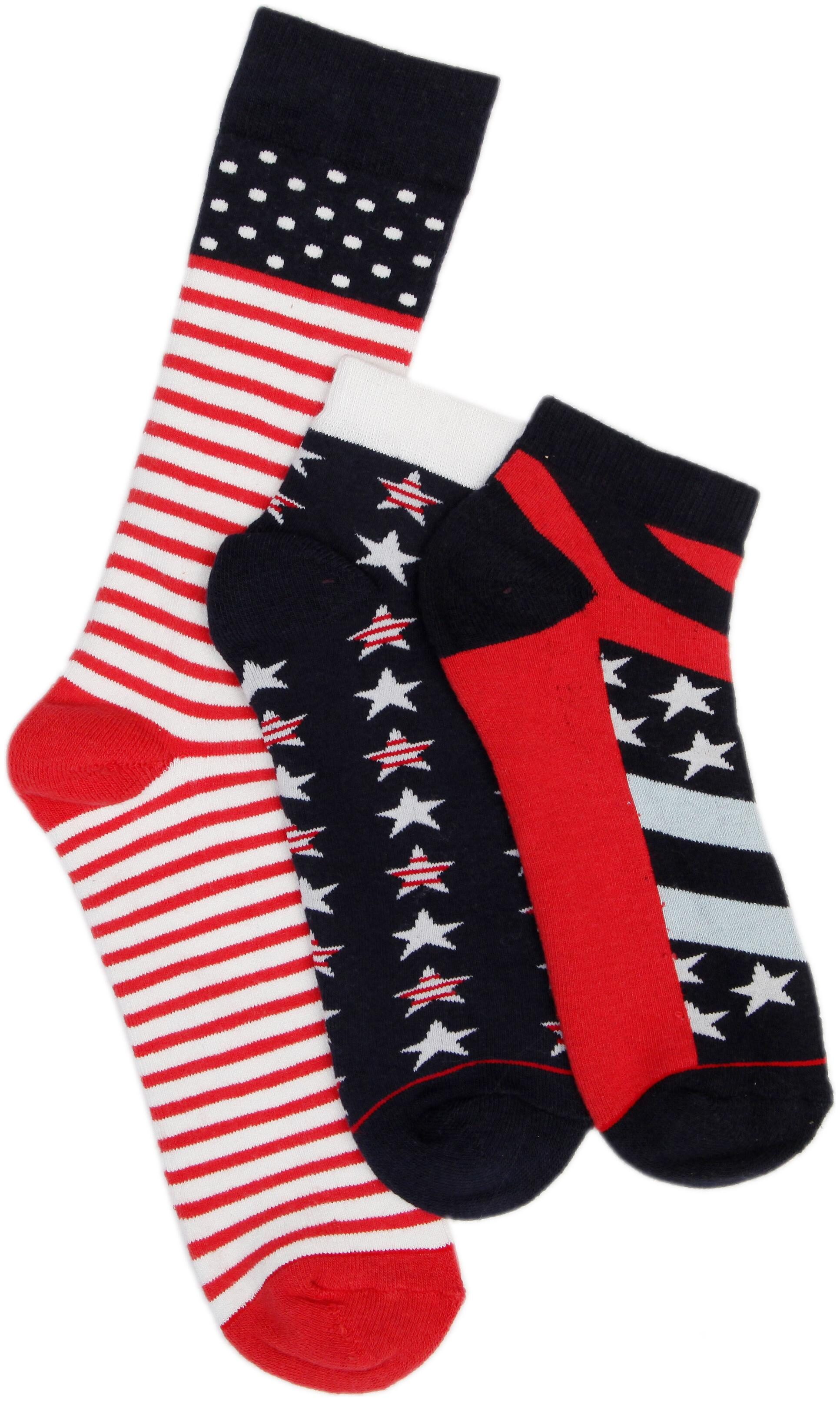 

Soxytoes Multi Cotton Calf length socks ( 3 pairs )