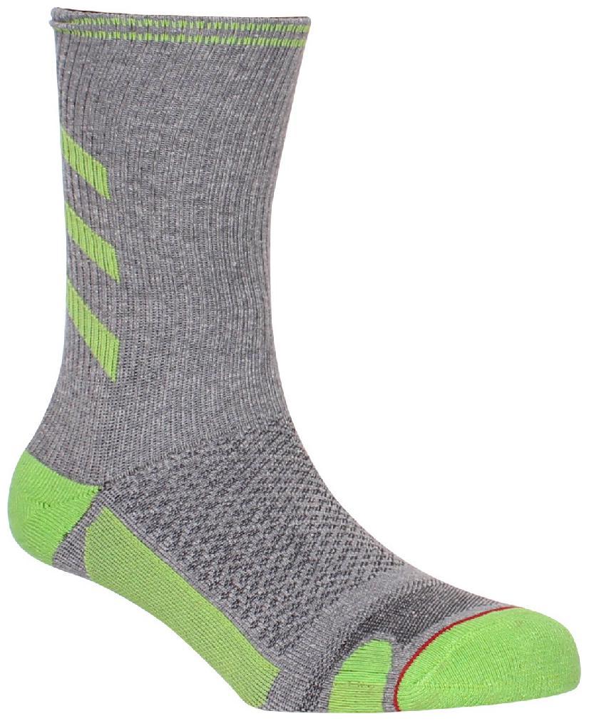 

Soxytoes Grey Cotton Calf length socks ( Pack of 1 )