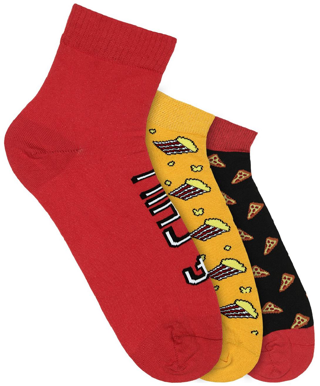 

Soxytoes Multi Cotton Ankle length socks ( 3 pairs )