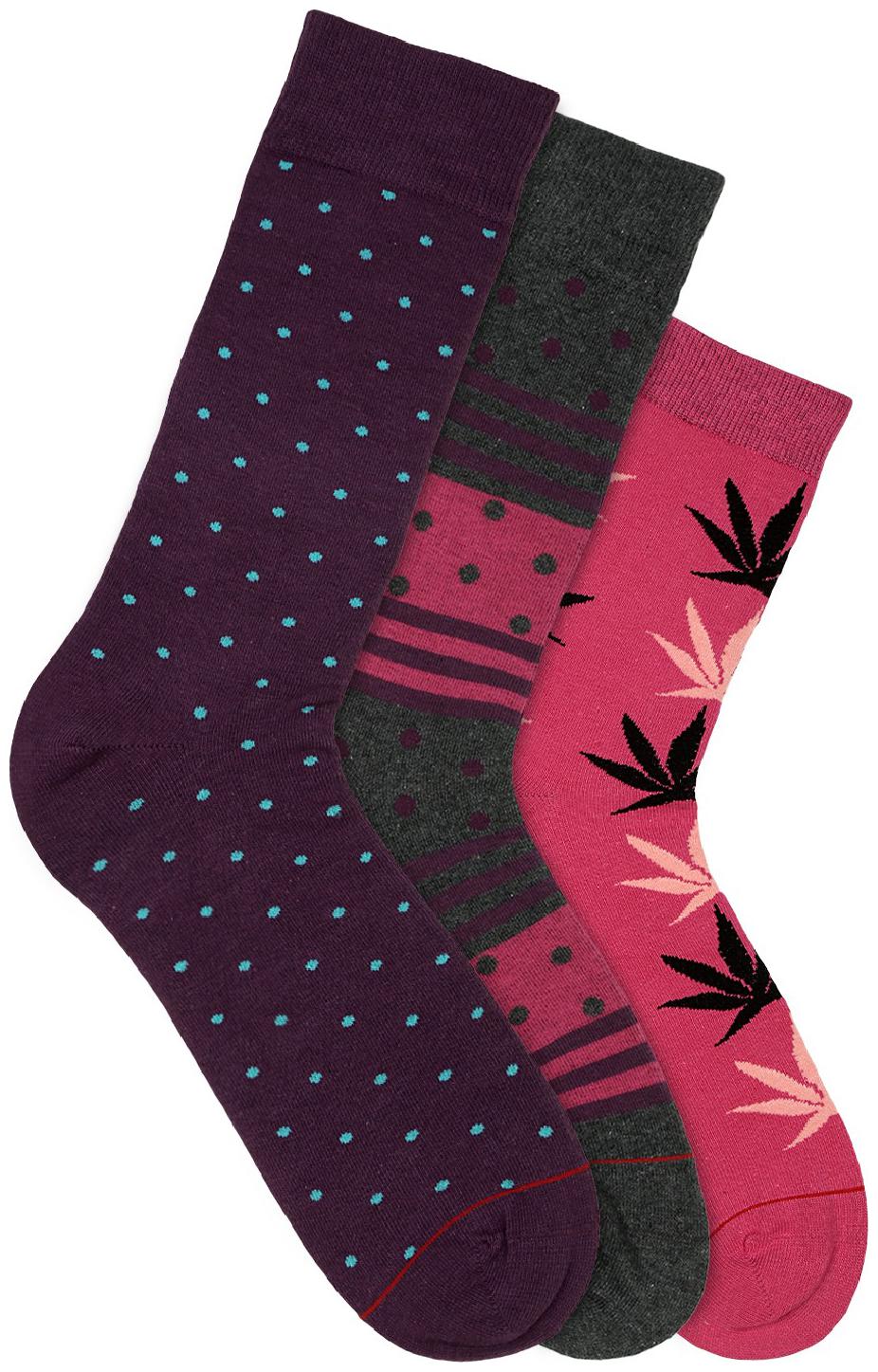 

Soxytoes Multi Cotton Crew length socks ( 3 pairs )