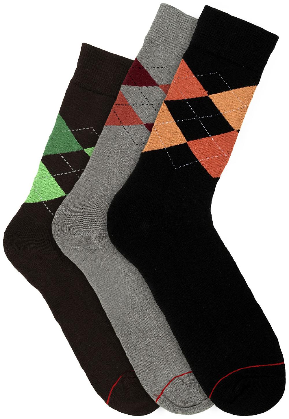 

Soxytoes Multi Cotton Calf length socks ( 3 pairs )