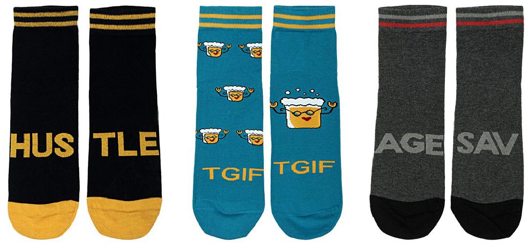 

Soxytoes Multi Cotton Ankle length socks ( 3 pairs )