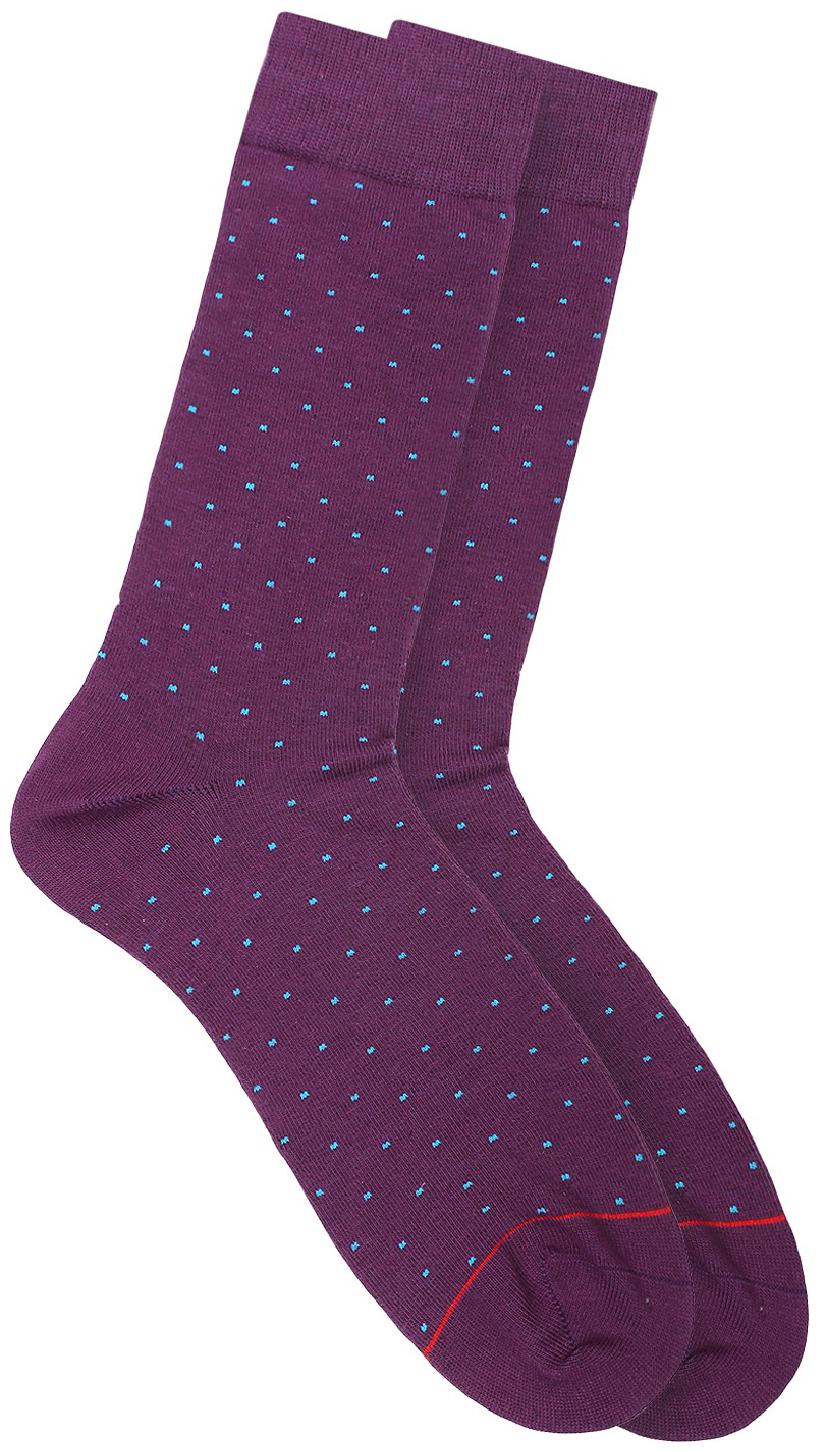 

Soxytoes Purple Cotton Calf length socks ( Pack of 1 )