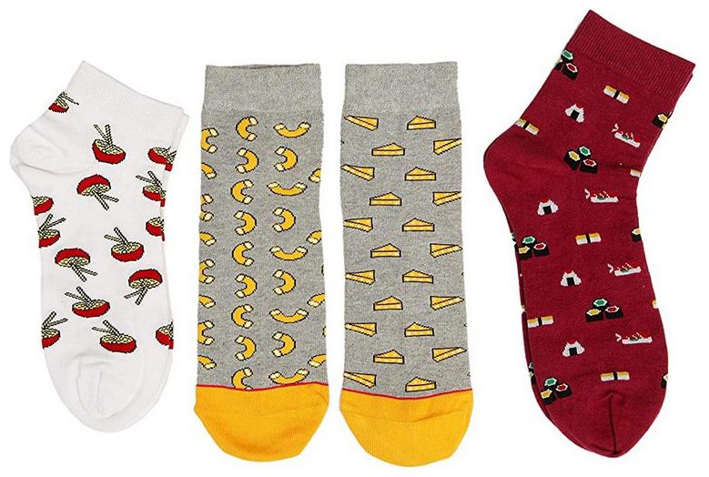 

Soxytoes Multi Cotton Ankle length socks ( Pack of 3 )