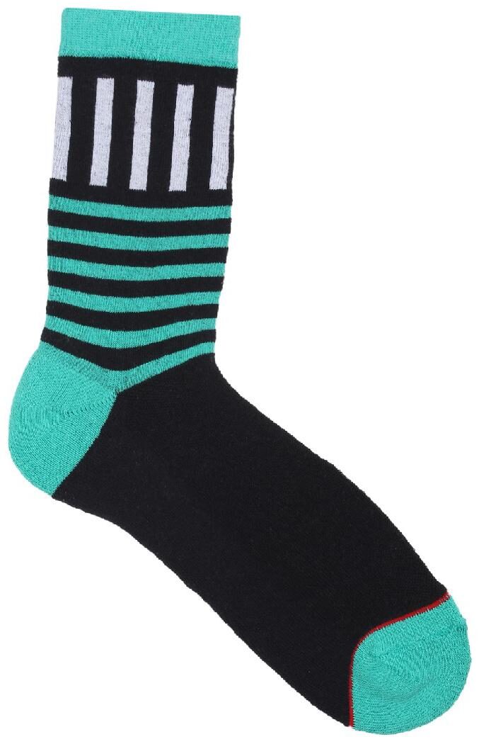 

Soxytoes Black Cotton Calf length socks ( Pack of 1 )