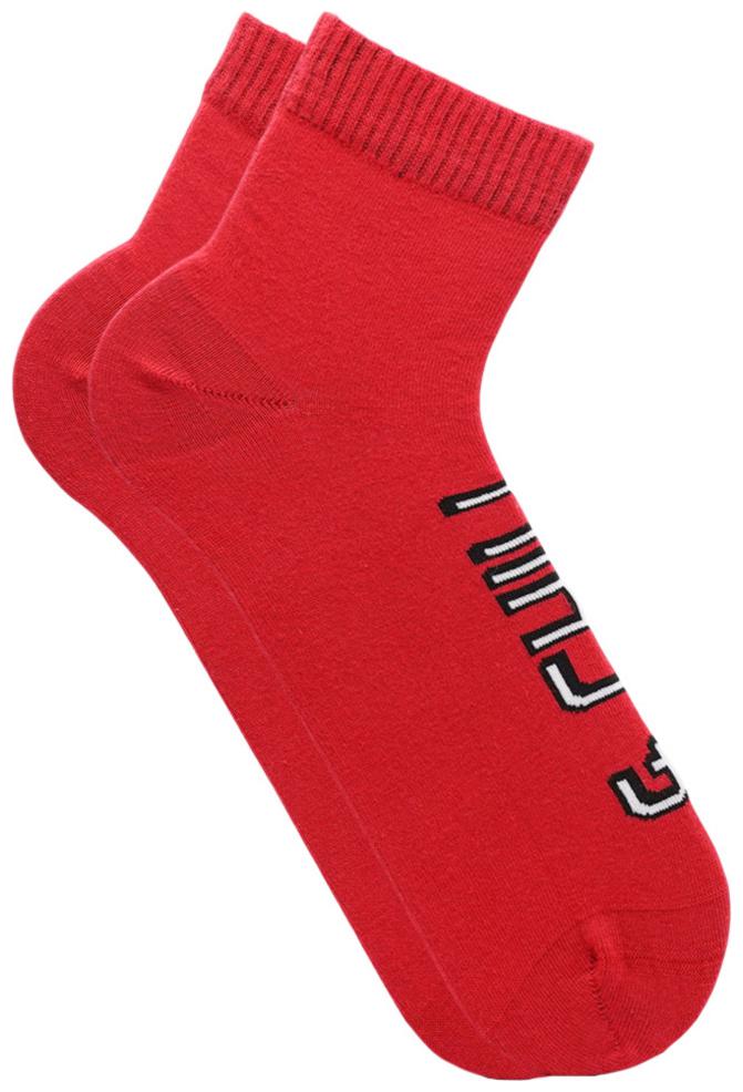 

Soxytoes Red Cotton Ankle length socks ( Pack of 1 )