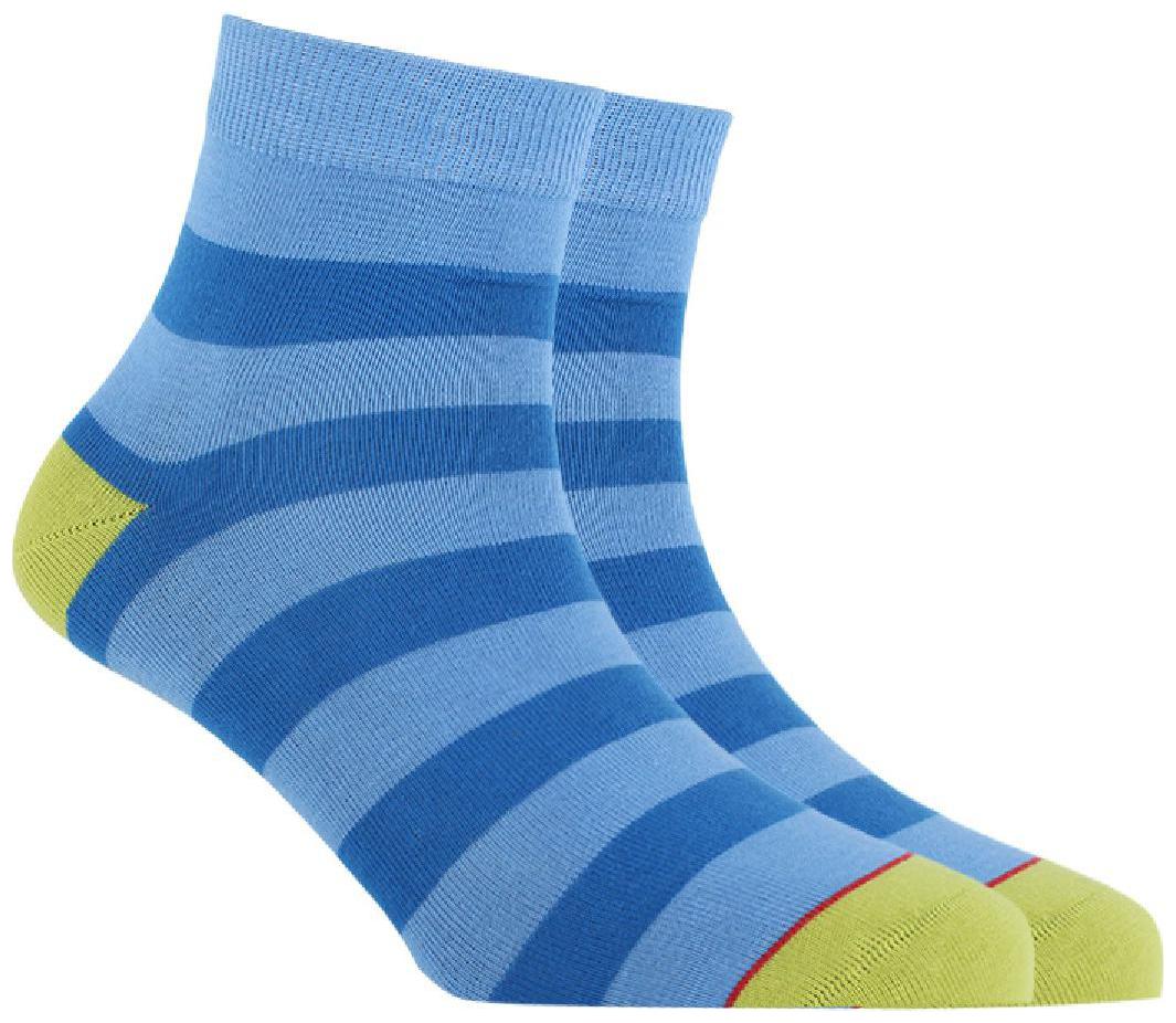 

Soxytoes Blue Cotton Ankle length socks ( Pack of 1 )