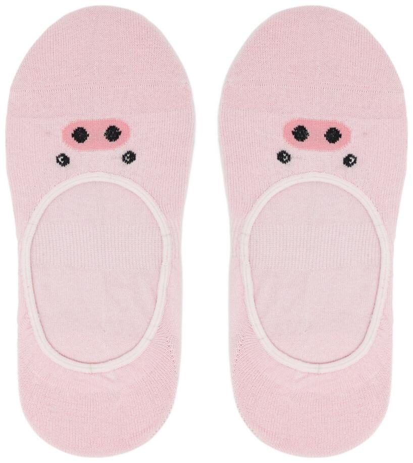 

Soxytoes Pink Cotton No show socks ( Pack of 1 )