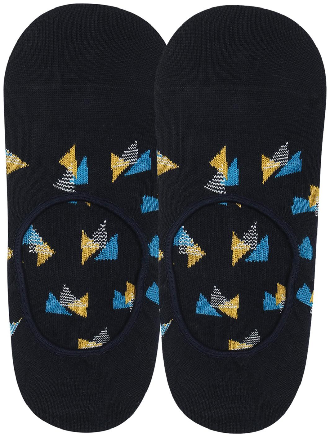 

Soxytoes Blue Cotton No show socks ( Pack of 1 )