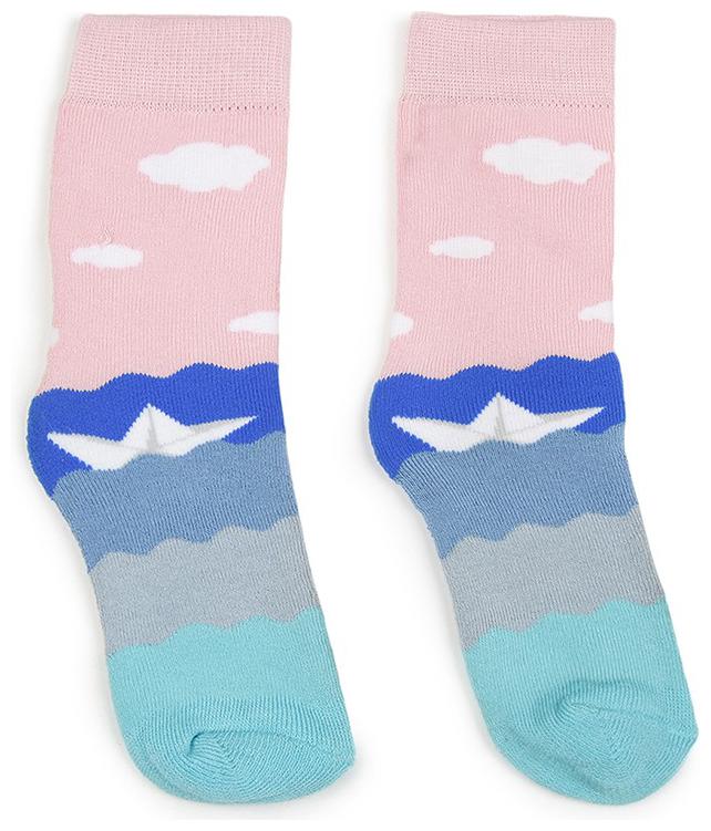 

Soxytoes Pink Cotton Crew length socks ( Pack of 1 )