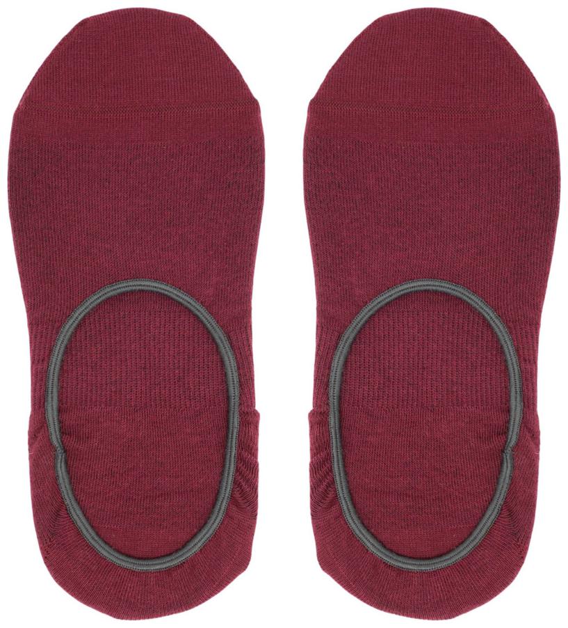 

Soxytoes Red Cotton No show socks ( Pack of 1 )