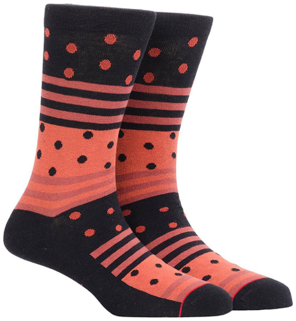 

Soxytoes Black Cotton Calf length socks ( Pack of 1 )