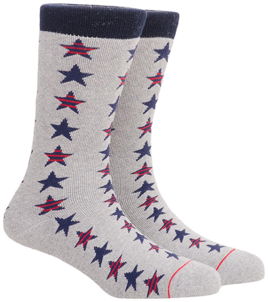 

Soxytoes Grey Cotton Calf length socks ( Pack of 1 )