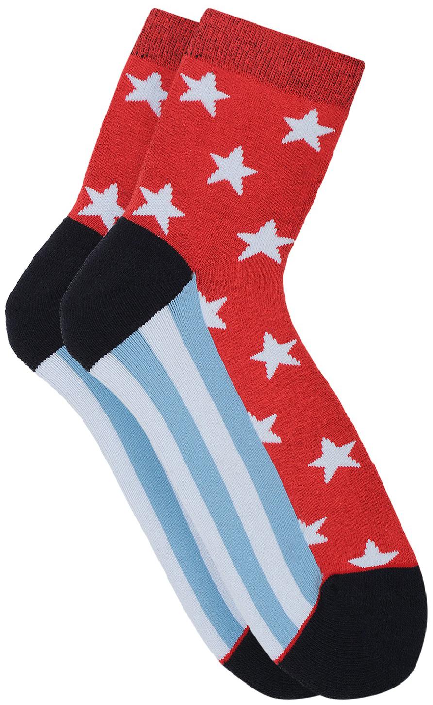 

Soxytoes Red Cotton Ankle length socks ( Pack of 1 )