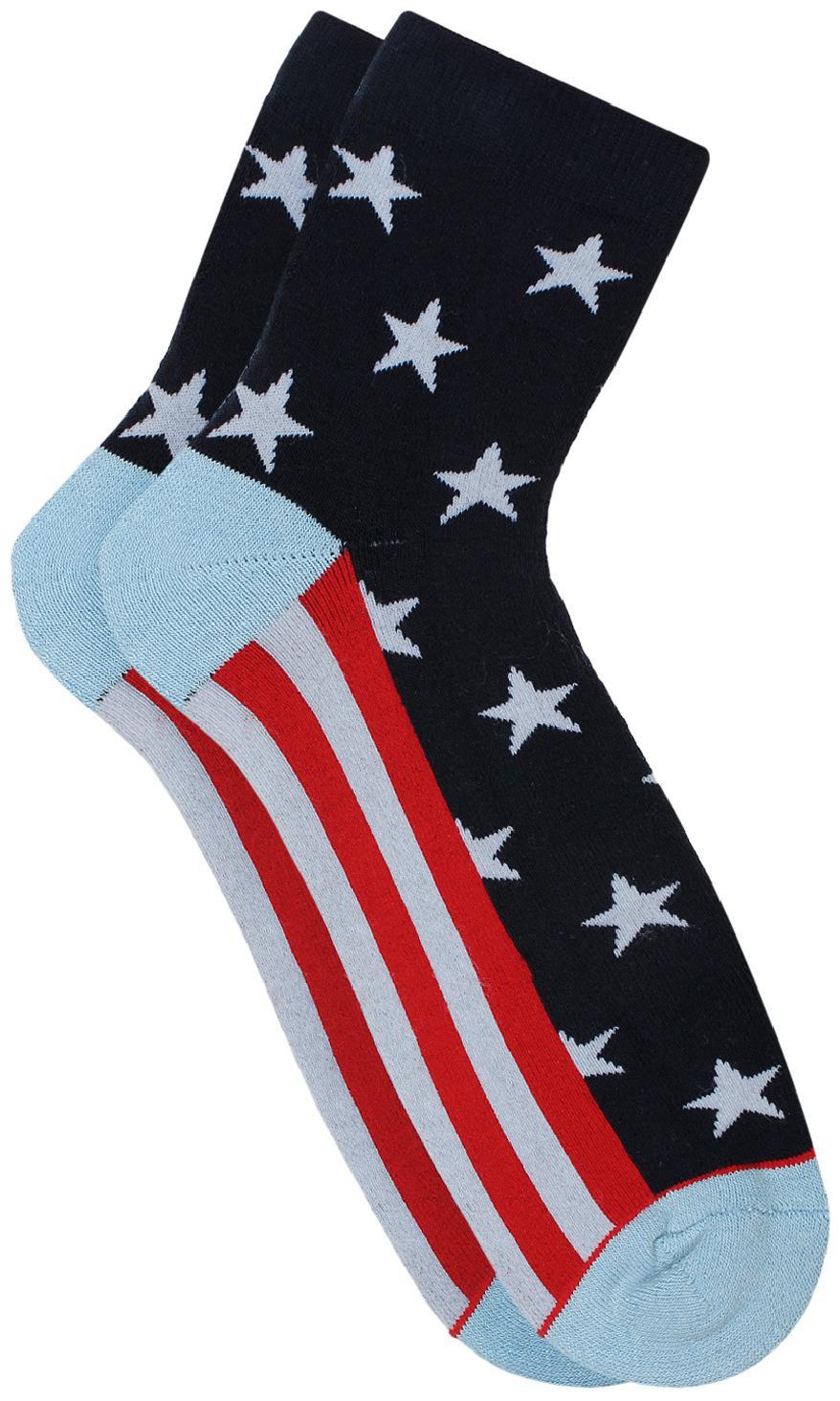 

Soxytoes Blue Cotton Ankle length socks ( Pack of 1 )