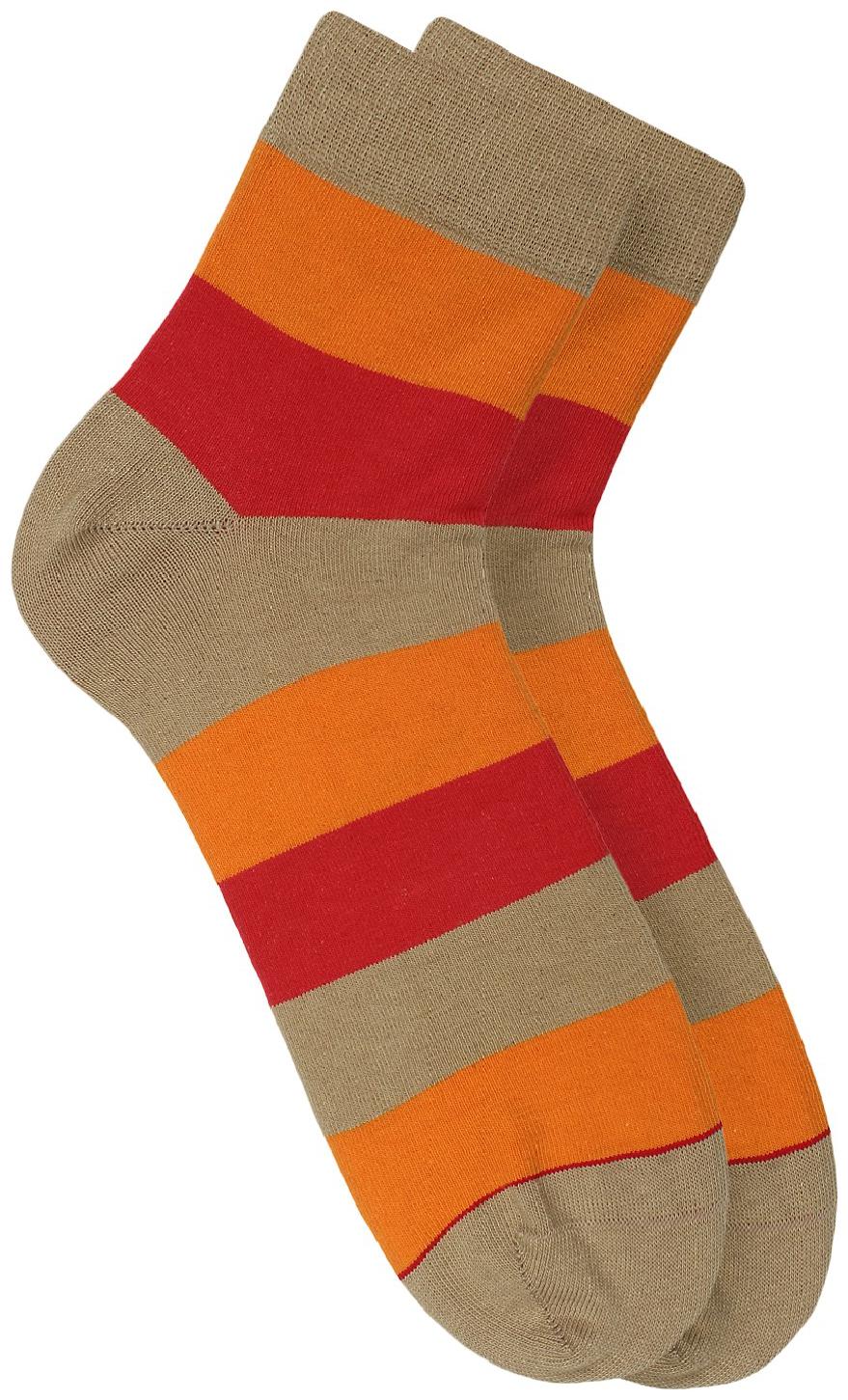 

Soxytoes Beige Cotton Ankle length socks ( Pack of 1 )