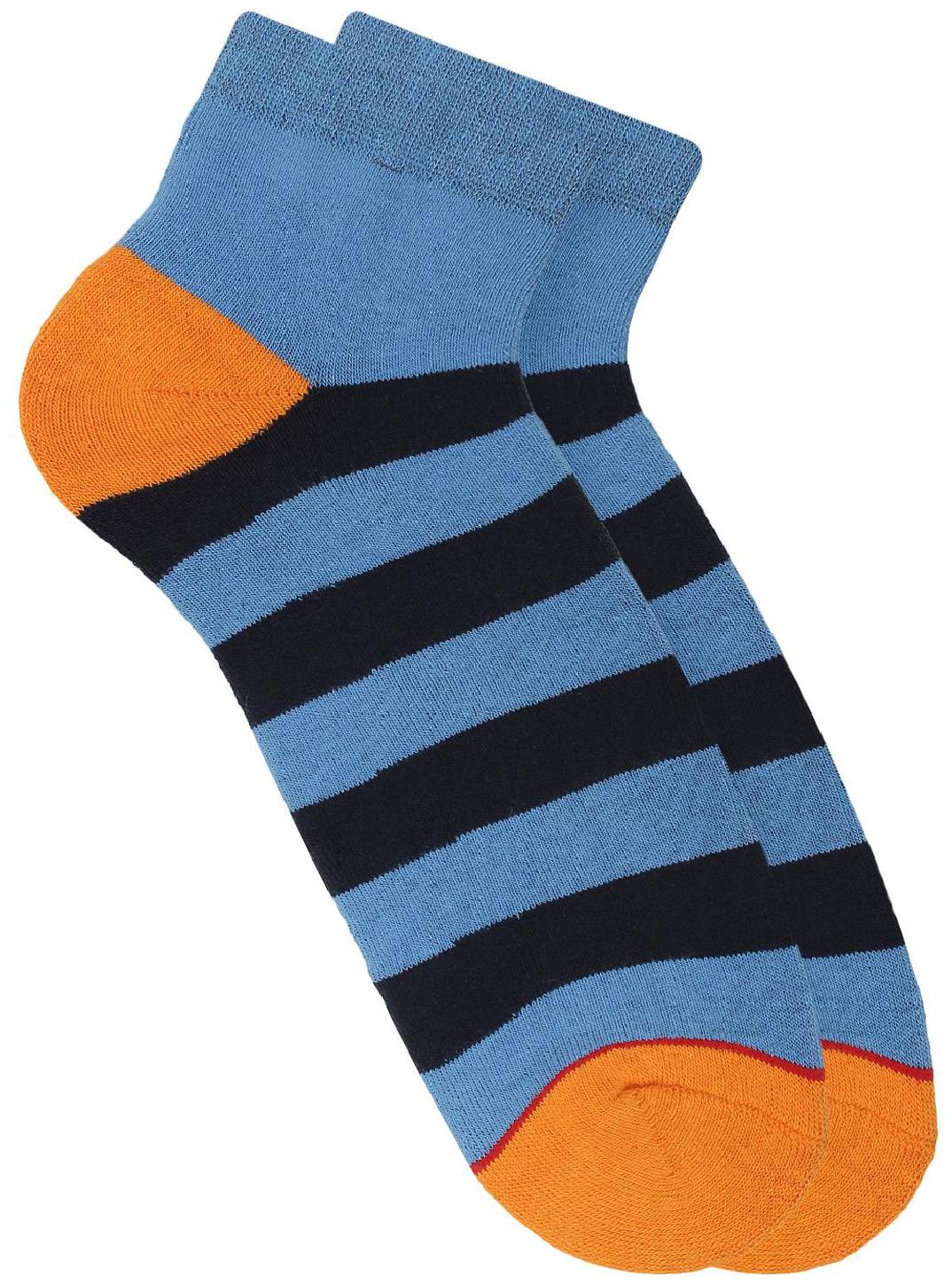 

Soxytoes Blue Cotton Ankle length socks ( Pack of 1 )