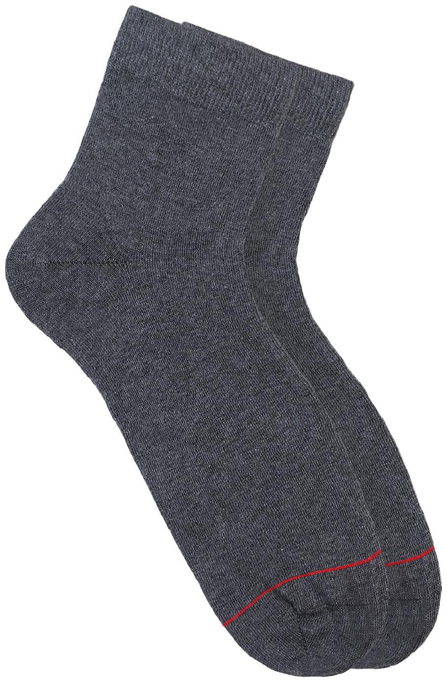 

Soxytoes Grey Cotton Ankle length socks ( Pack of 1 )