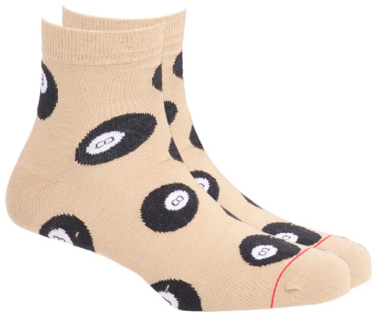 

Soxytoes Beige Cotton Ankle length socks ( Pack of 1 )