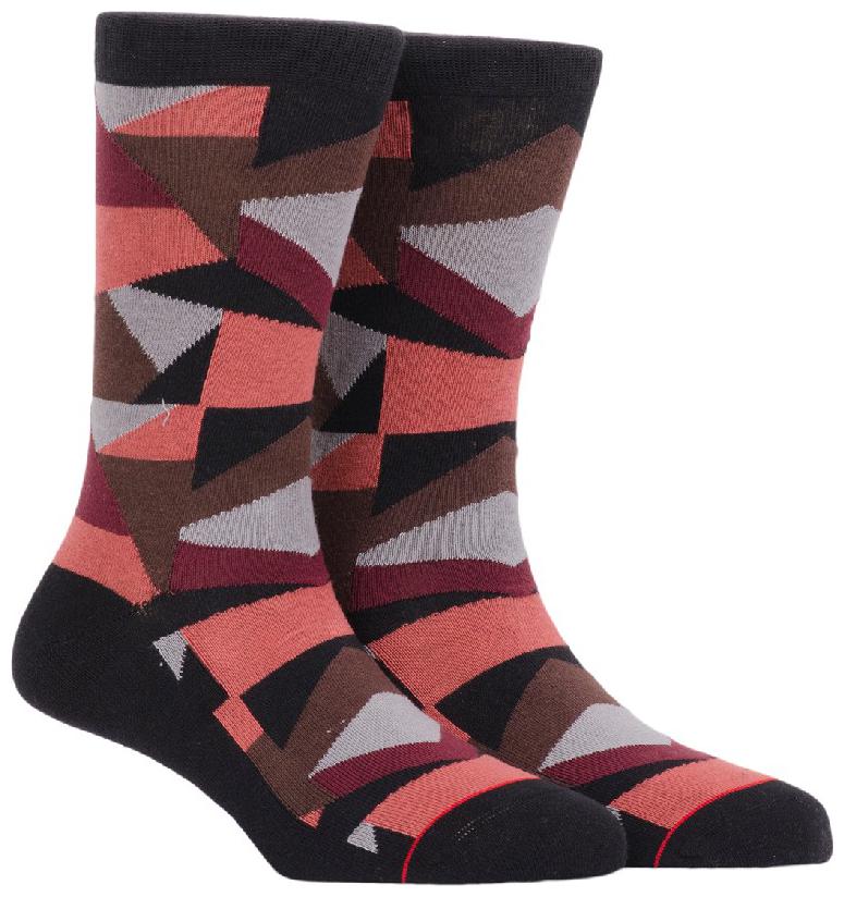 

Soxytoes Black Cotton Calf length socks ( Pack of 1 )