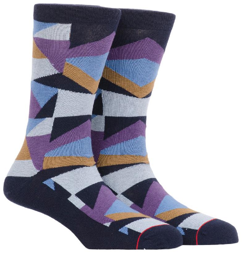 

Soxytoes Blue Cotton Calf length socks ( Pack of 1 )