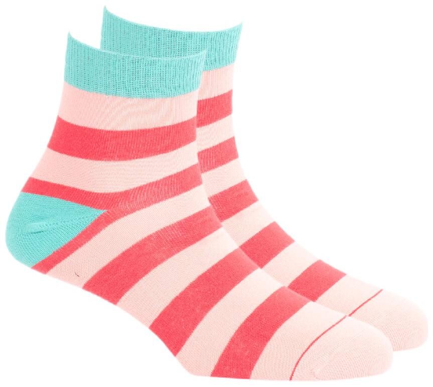 

Soxytoes Pink Cotton Ankle length socks ( Pack of 1 )